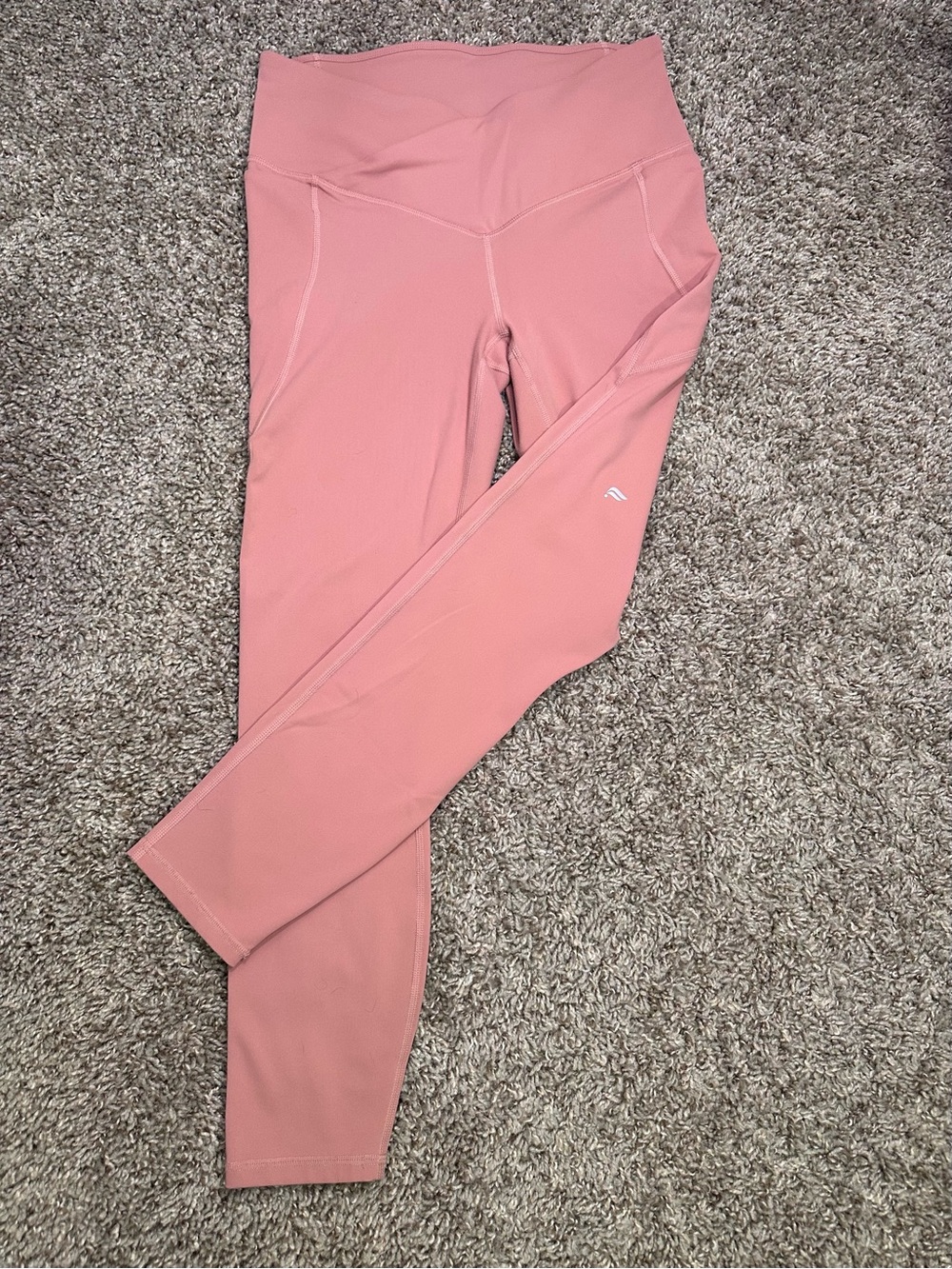 Fabletics Mauve Pink High-Rise Leggings